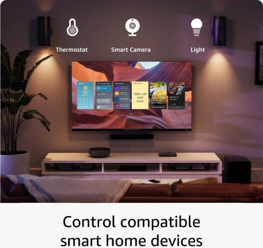 Amazon Fire TV Stick 4K Max 2nd Gen Remote, Quad-core 2.0GHz, Dolby Vision.Atmos, 16GB Storage, HDR10+, Smart Home, Bluetooth 5.2 + BLE, Wi-Fi 6E, Alexa Voice, Black | 4KMAX -2025