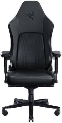 RAZER Iskur V2 Gaming Chair, High Density Foam Cushions, EPU Leather, 4D Armrests, 136kg Max Weight, Swivels & Responds, Reactive Seat Tilt & Up to 152° Recline, Black | RZ38-04900200-R3G1